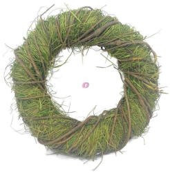 D&D Koszorú szalma 20 cm világoszöld (DD69293)