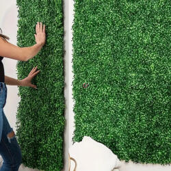 Decorand Zöld fal, buxus HD, élethű 40x60cm zöld toldható (DD54891)