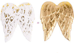 QX-IMP Angyalszárny karácsonyfadísz 8 cm fehér vagy arany fa (061296)