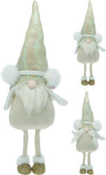 Koopman Plüss Karácsonyi Manó Zöld-Fehér Ruhában, 67 cm - Fiú vagy Lány (APF661560)