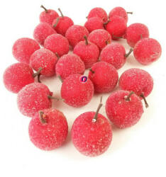 Golddeko Dekor Cukros alma, - piros 18 db / cs (GD1906142A)