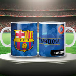 Deconline Crafts FC BARCELONA keramia bögre egyedi névvel 300 ml (DO59996-CERAMIC-MUG-BARCA)
