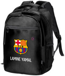 Deconline Crafts Barcelona Iskolatáska, személyre szabható egyedi névvel, Fekete (1845-BK-BARCA)