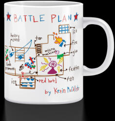 Deconline Crafts Karácsonyi bögre, Kevin haditerve angolul 300ml fehér (DO69340-CERAMIC-MUG)