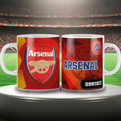 Deconline Crafts ARSENAL keramia bögre egyedi névvel 300 ml (DO59996-CERAMIC-MUG-ARSENAL)