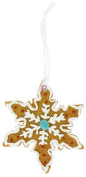 Decoration & Design Mézeskalács hópehely, akasztós 7, 1x1x8, 4 cm (DD70458)
