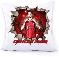Deconline Crafts Prémium Szoboszai Párnahuzat a személyre szabható névvel, felirattal 40x40 cm (DO69344-PILLOW)
