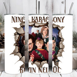 Deconline Crafts Prémium Karácsonyi termosz 600ml "Nincs karácsony Kevin nélkül (DO129218-600ML)