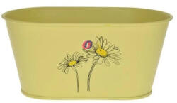 Decoration & Design Kaspó ovális, virág mintával 28x14, 5x24x10x12, 5 cm (DD63820)