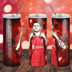 Deconline Crafts Szoboszlai Duplafalú termosz egyedi névvel 600 ml "Big Red (DO69344-TUMBLER-600)