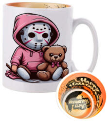 Deconline Crafts Halloweeni bögre, Creepy girl 300ml Mintás belsővel (DO69339-HW-MUG)