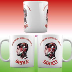 Deconline Crafts Prémium Szoboszlai szurkolói bögre a saját neveddel kerámia (DO59307)