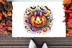 Deconline Crafts Halloween mintás Szőnyeg "Just a girl who. . . " 60X40 cm (DO126178-16-RUG-60x40)