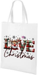 Deconline Crafts Karácsonyi ajándéktáska "Love Christmas" 40x38 HD (DO129186-SHOPPING-BAG-40x38)