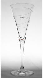 D&D Kristály pohár swarovski dísszel bor 200ml 6 db-os Luxury (8588006068801)