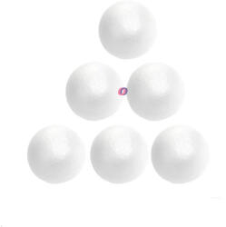 D&D 6 db Hungarocell gömb szett 6 cm fehér (DD66633)