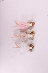 QX-IMP Angyal, akasztós textil 17 cm többféle, választható (061649)