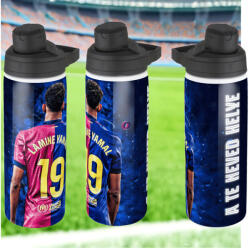 Deconline Crafts Lamine Yamal fém kulacs egyedi névvel 750 ml "2025 (DO133027-BOTTLE-750)