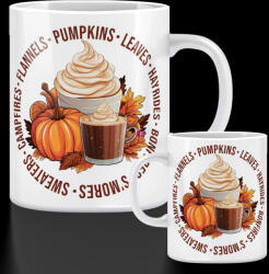 Deconline Crafts Őszi mintás bögre "Őszi hangulat" 330 ml (DO126176-CERAMIC-MUG)