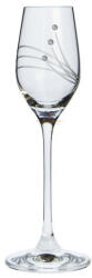 D&D Üveg pohár swarovski dísszel pálinka 95ml átlátszó 2 db-os szett (8588006068672)
