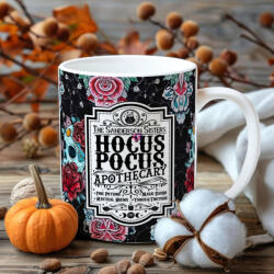 Deconline Crafts Halloween mintás bögre "Hocus Pocus" kerámia (DO126133-MUG)