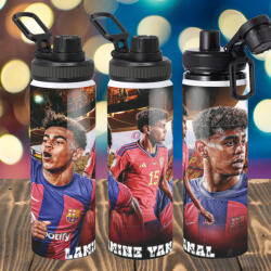 Deconline Crafts Prémium Lamine Yamal fém sportkulacs egyedi névvel 850 ml (DO69342-850)