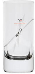 D&D Kristály pohár swarovski dísszel pálinka 70ml átlátszó 6 db-os (8588006988338)
