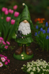 Deconline Garden Napelemes Kerti törpe locsolókannával 30 cm (956934)