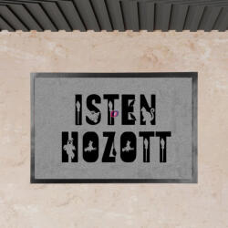 Deconline Crafts Halloweeni Lábtörlő Egyedi Felirattal 60x40 cm szürke (DO120042)