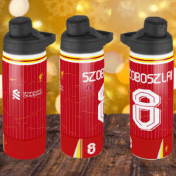 Deconline Crafts Liverpool fém kulacs egyedi névvel 750 ml "Home kit (DO69356-BOTTLE-750)