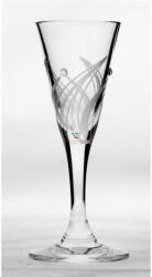 D&D Kristály pohár swarovski dísszel pálinka 25ml 6 db-os (8588006068863)