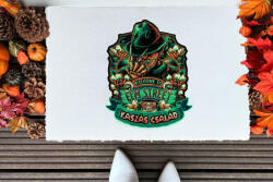 Deconline Crafts Személyre szabható Halloweeni szőnyeg / lábtörlő 40x60 cm Freddy Krueger (DO69327-RUG-60x40)