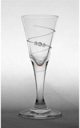 D&D Kristály pohár swarovski dísszel likőr 25ml 6 db-os (8588006068788)