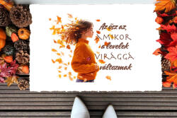 Deconline Crafts Őszi mintás Szőnyeg ""Az ősz az. . . " 60X40 cm (DO126178-8-RUG-60x40)