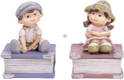 QX-Impex Tündér könyvön ülő poly 7, 2 cm 2 féle választható (046969)