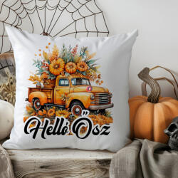 Deconline Crafts Őszi Párnahuzat Teherautós, Helló ősz 40x40 cm (DO126143-PILLOW)