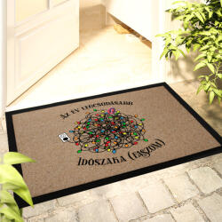 Deconline Crafts Karácsonyi mintás Lábtörlő 60x40 cm "Az év legcsodásabb időszaka. . . " színes HD (DO129200-DOORMAT-60x40)