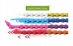 TAYA Lánc 112 Taya 410h BMX/fixie fehér teflon (1-LAN039)