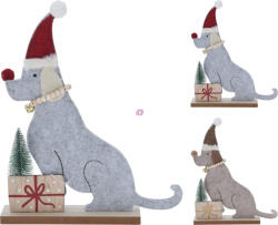 Koopman Karácsonyi kutya dekoráció sapkával 32 cm karácsonyi dísz (GR9022410)