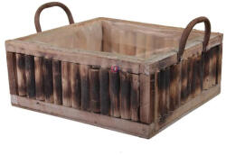 Decoration & Design Kaspó füllel, négyszögletes ütlethető 22x22x12 cm (266747)