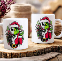 Deconline Crafts Halloween mintás bögre "Jack x Grincs" kerámia (DO126135-MUG)