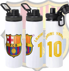 Deconline Crafts Prémium Barcelona fém sportkulacs egyedi névvel 850 ml "BarcelonaLogo (DO69354-850)