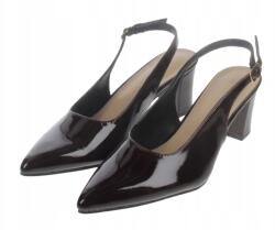 Shein Lakkozott Női Cipő Pánttal És Sarokkal 40 1EG (SX40)