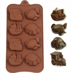 Rossner Szilikon öntőforma csokoládékhoz zselékhez és jégkrémekhez (11068)