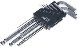 SK11 9 darabos közepesen hosszú gömbvégű imbuszkulcs készlet - SLBW09ISL