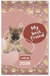 Nebulo Zsebnaptár NEBULO A/6 heti papírborítós So Cute 2026 (TZSN-A6-26-D3) - robbitairodaszer