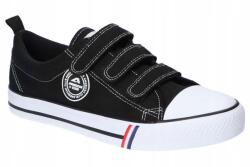 American Club LH58 Eredeti, Masszív Tépőzáras Kiscipő/teniszcipő Fekete 45 (LH58)