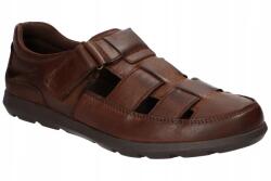 American Club CY142 Strapabíró Bőr Szandál Férfi Bőr Cipő Barna 44 (CY142)