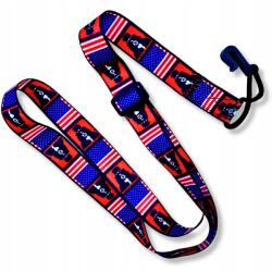 Kazoo Polska Usa Slash univerzális állítható nylon ukulele szíj akasztóval (padu10)