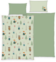  Erdei állatok flanel ovis ágynemű